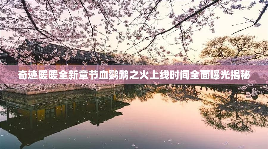 奇迹暖暖全新章节血鹦鹉之火上线时间全面曝光揭秘