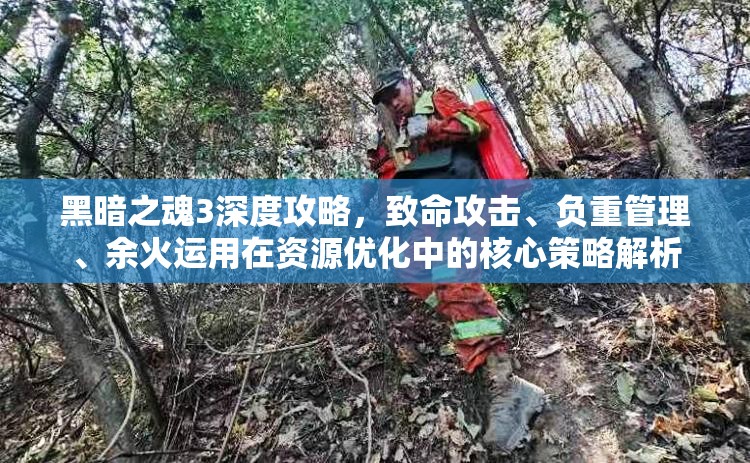 黑暗之魂3深度攻略，致命攻击、负重管理、余火运用在资源优化中的核心策略解析