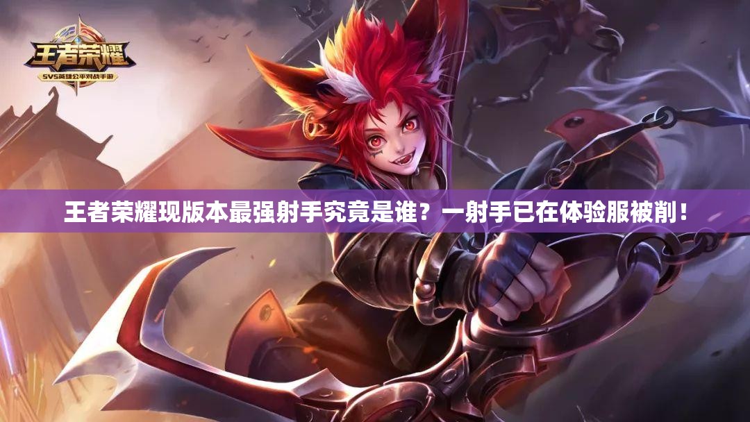 王者荣耀现版本最强射手究竟是谁？一射手已在体验服被削！