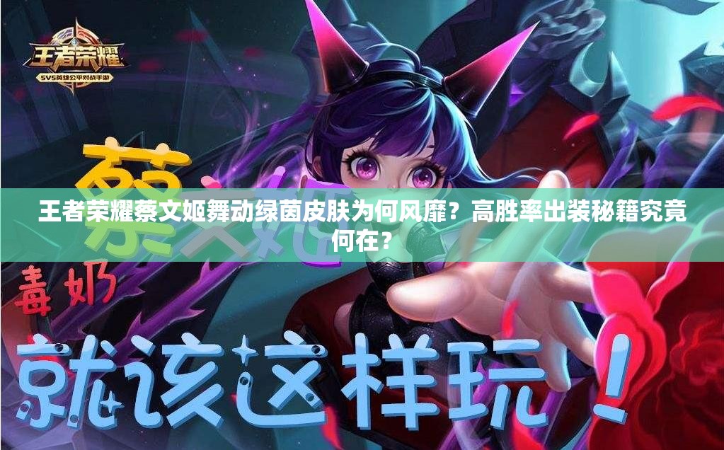 王者荣耀蔡文姬舞动绿茵皮肤为何风靡？高胜率出装秘籍究竟何在？