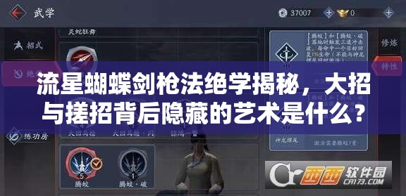 流星蝴蝶剑枪法绝学揭秘，大招与搓招背后隐藏的艺术是什么？
