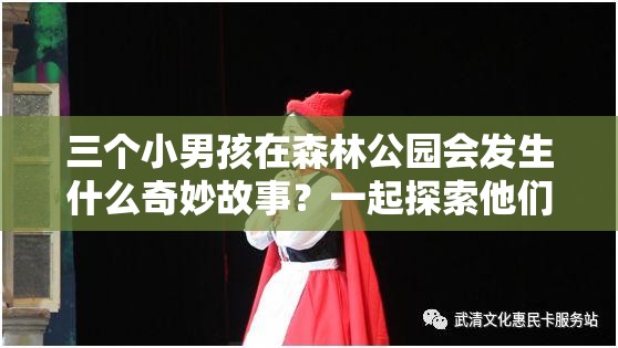 三个小男孩在森林公园会发生什么奇妙故事？一起探索他们的森林奇遇记