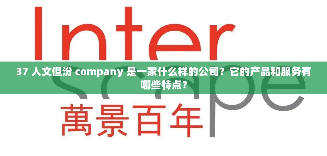 37 人文但汾 company 是一家什么样的公司？它的产品和服务有哪些特点？