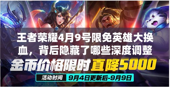 王者荣耀4月9号限免英雄大换血，背后隐藏了哪些深度调整与策略？