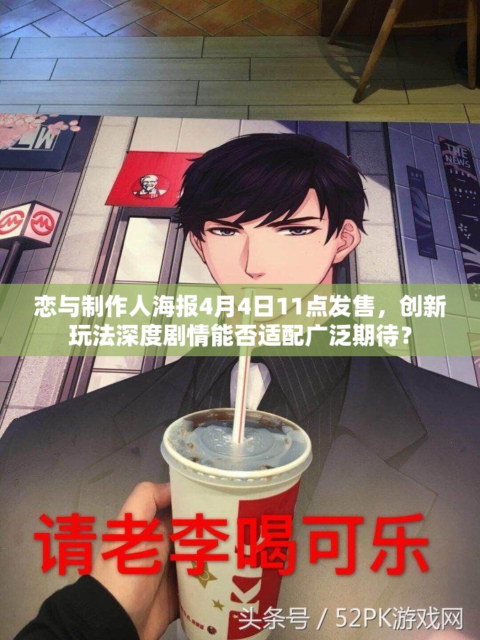 恋与制作人海报4月4日11点发售，创新玩法深度剧情能否适配广泛期待？