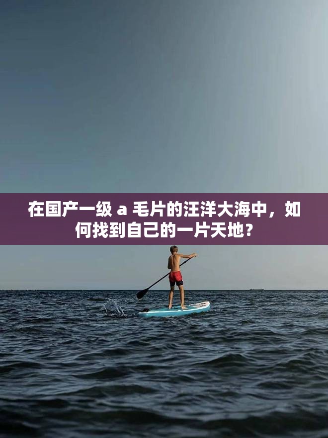 在国产一级 a 毛片的汪洋大海中，如何找到自己的一片天地？