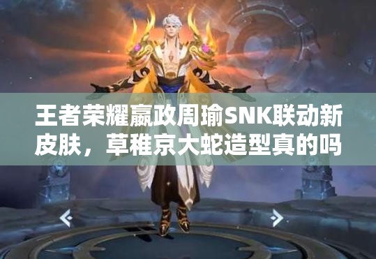 王者荣耀嬴政周瑜SNK联动新皮肤，草稚京大蛇造型真的吗？