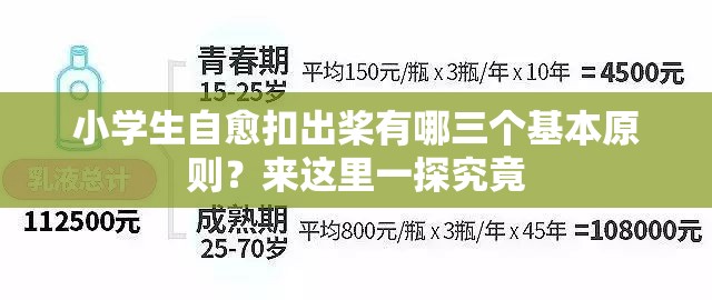 小学生自愈扣出桨有哪三个基本原则？来这里一探究竟