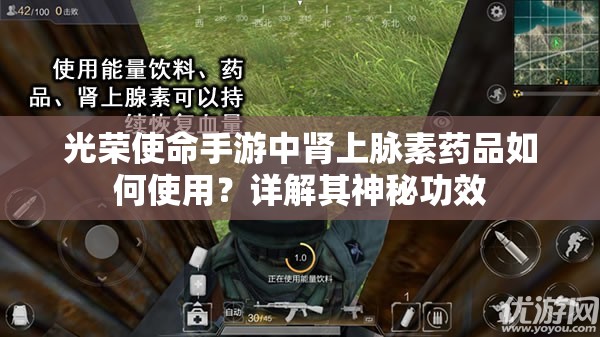 光荣使命手游中肾上脉素药品如何使用？详解其神秘功效