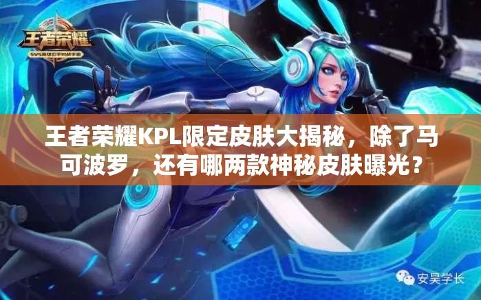 王者荣耀KPL限定皮肤大揭秘，除了马可波罗，还有哪两款神秘皮肤曝光？