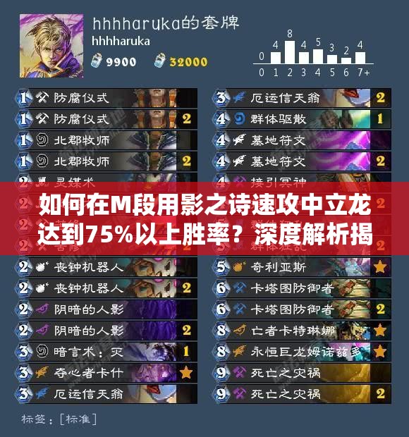 如何在M段用影之诗速攻中立龙达到75%以上胜率？深度解析揭秘！