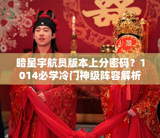 暗星宇航员版本上分密码？1014必学冷门神级阵容解析